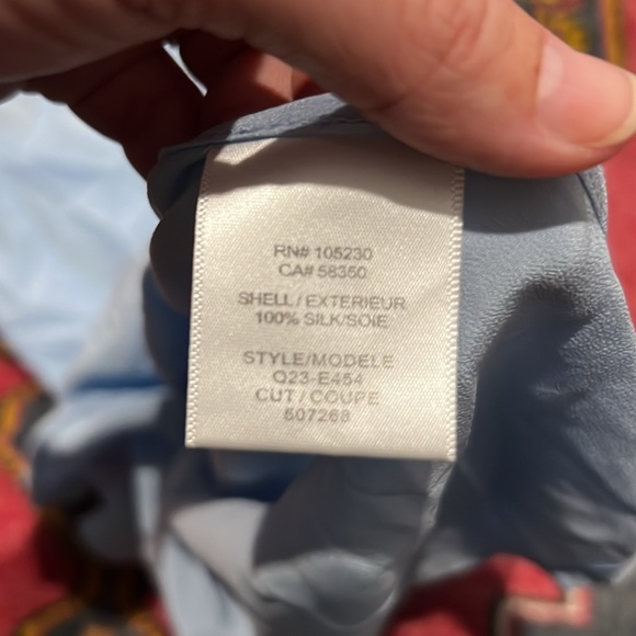 Equipment Silk Button Up Tank - Picture 4 of 5